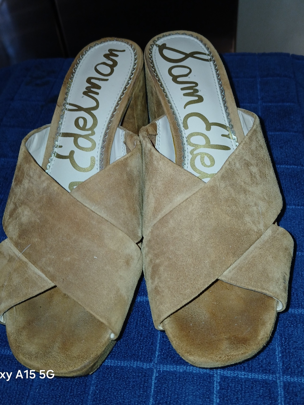 👡 Sam Edelman 'Jayne' Genuine Suede Crisscross Mule